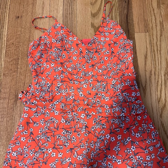 Banana Republic Floral Jumpsuit - Vibrant Coral - Picture 2 of 5